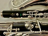 Buffet Crampon Prestige Greenline 1193 Low C Bass Clarinet Classic Logo