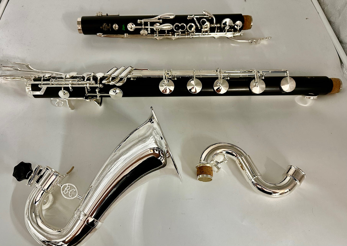 Buffet Crampon Prestige Greenline 1193 Low C Bass Clarinet Classic Logo