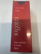 Rigotti Gold Bass Clarinet Reeds - Classic Filed - 5 Per Box