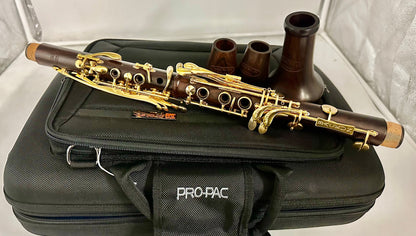 Original Backun BK1 Model Bb Clarinet Cocobolo Wood with Gold Keys