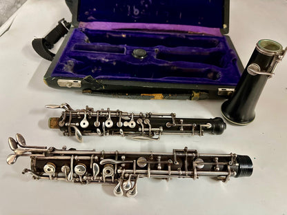 Used F. Loree Professional Oboe Model with Cavallaro Case Cover