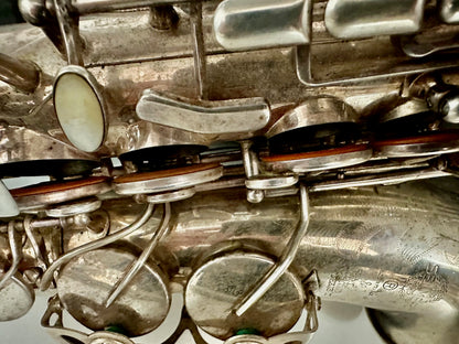 Used Selmer Paris Series II Alto Saxophone with Silver Plated Finish