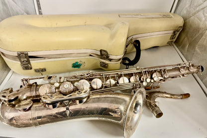 Used Selmer Paris Tenor Saxophone Series II Silver Plated Finish