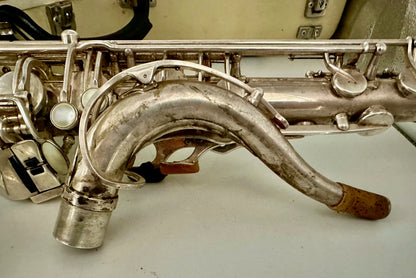 Used Selmer Paris Tenor Saxophone Series II Silver Plated Finish