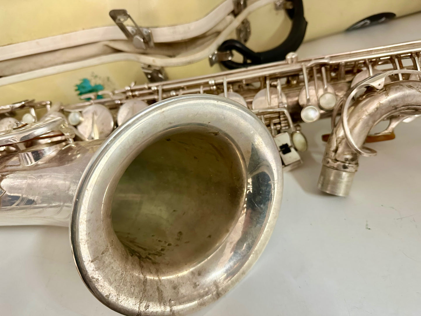 Used Selmer Paris Tenor Saxophone Series II Silver Plated Finish
