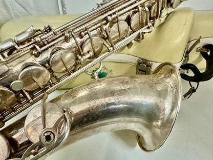 Used Selmer Paris Tenor Saxophone Series II Silver Plated Finish