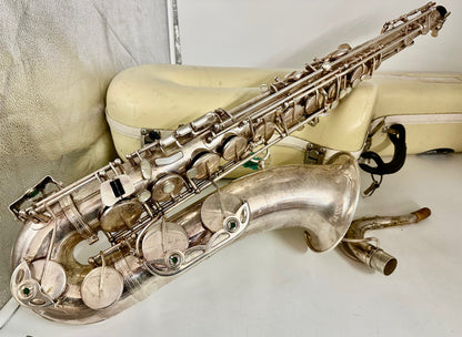 Used Selmer Paris Tenor Saxophone Series II Silver Plated Finish