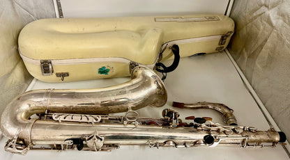 Used Selmer Paris Tenor Saxophone Series II Silver Plated Finish