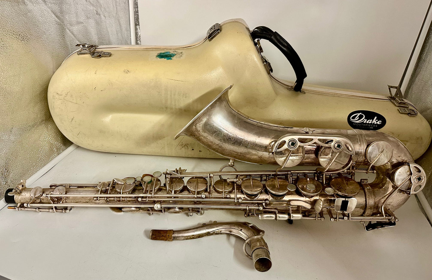 Used Selmer Paris Tenor Saxophone Series II Silver Plated Finish