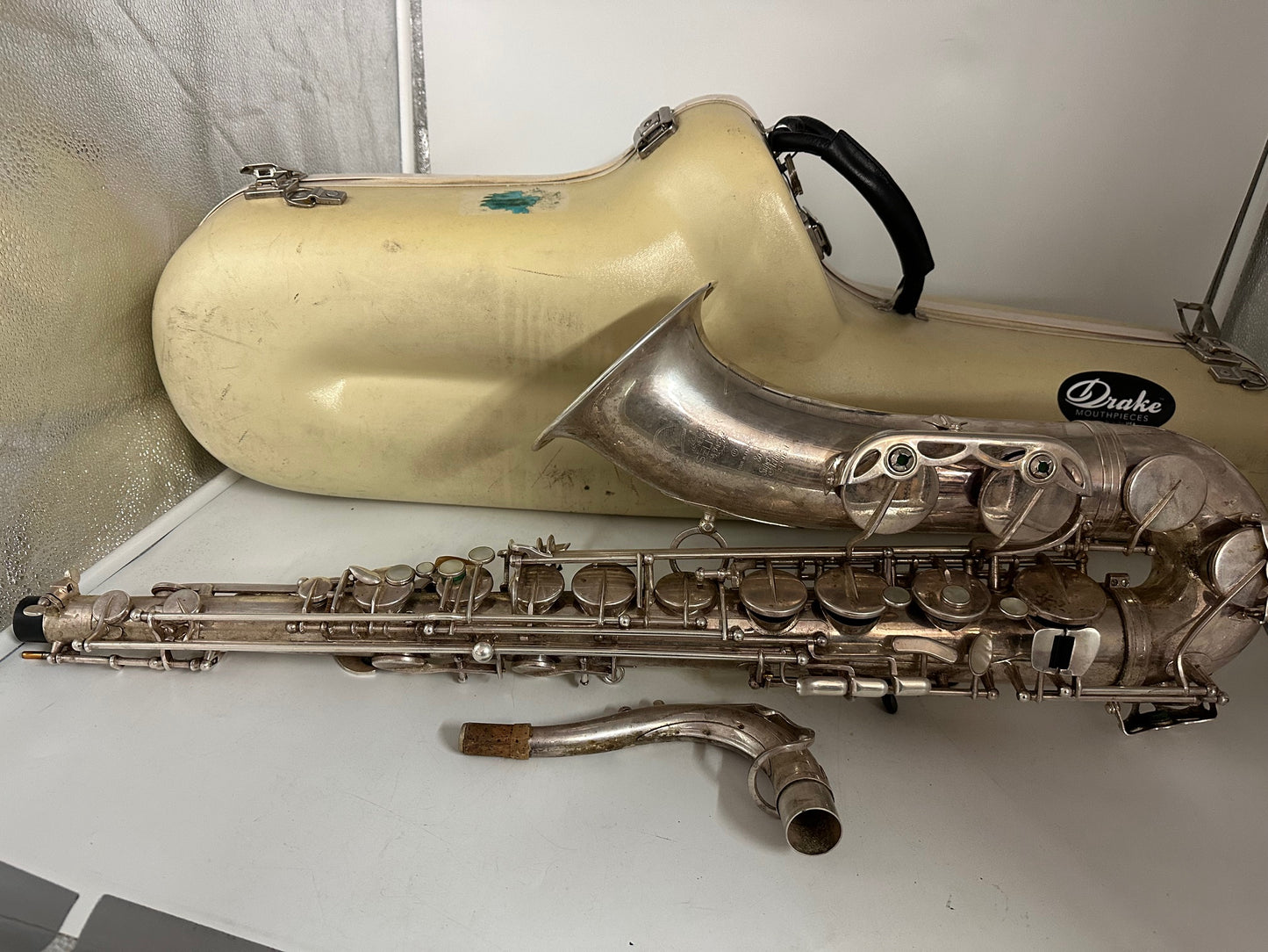 Used Selmer Paris Tenor Saxophone Series II Silver Plated Finish