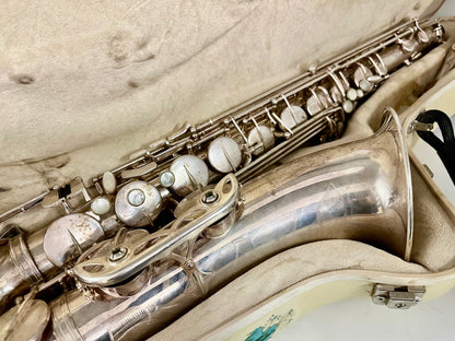 Used Selmer Paris Tenor Saxophone Series II Silver Plated Finish