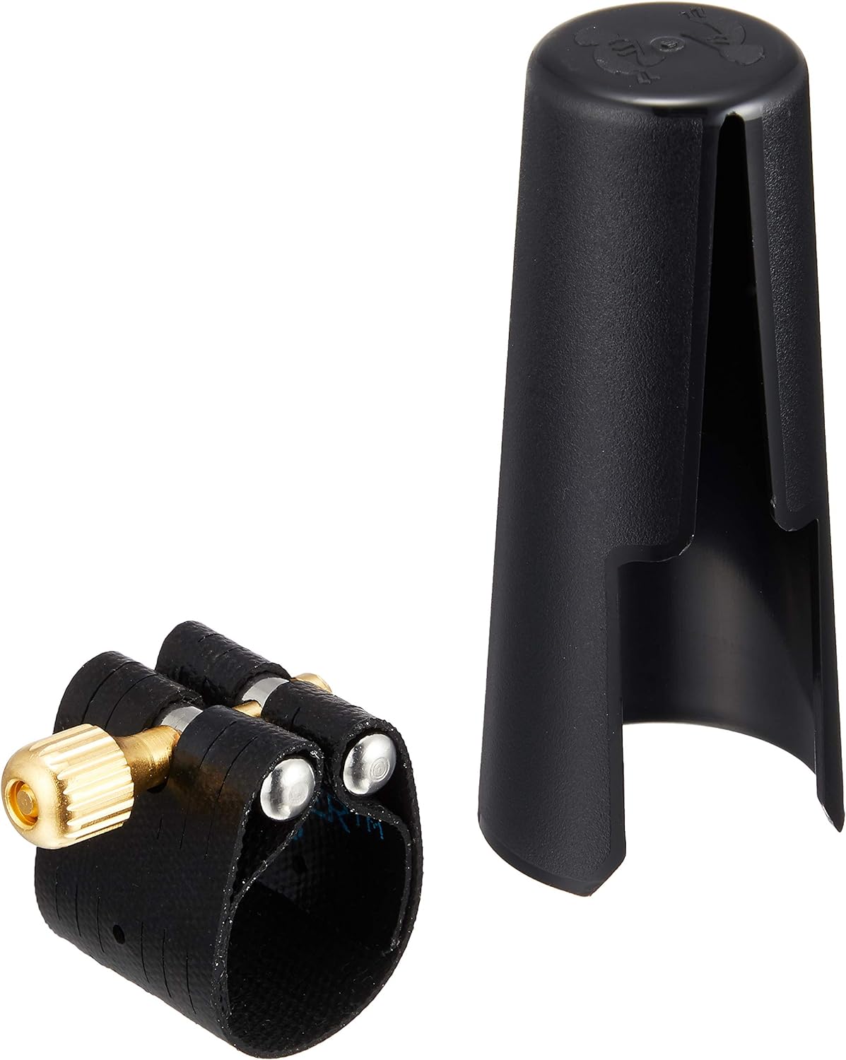 Rovner Dark or Light Soprano Sax Ligature & Cap for Hard Rubber Mouthpieces