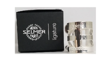 Load image into Gallery viewer, Selmer Paris Tenor Sax Silver Plated Ligature for Metal Mouthpieces - M404LIG
