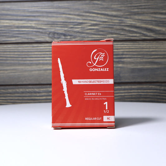 Gonzalez Regular Cut Eb Clarinet Reeds - 10 Per Box Strength 1.5 B-STOCK