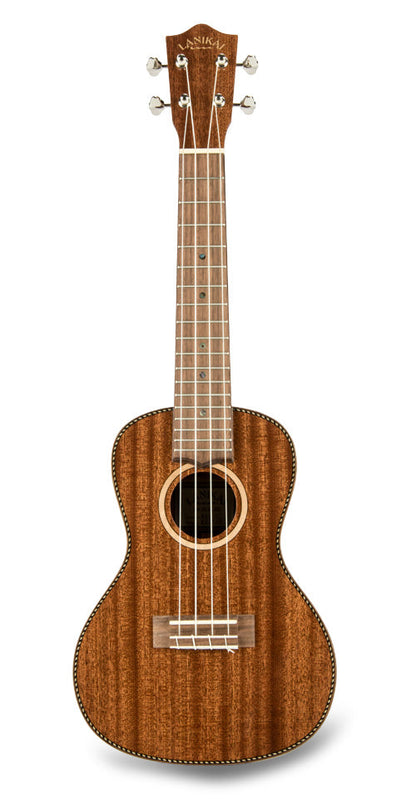 LANIKAI All Solid Mahogany Concert Ukulele with Foam Case MAS-C