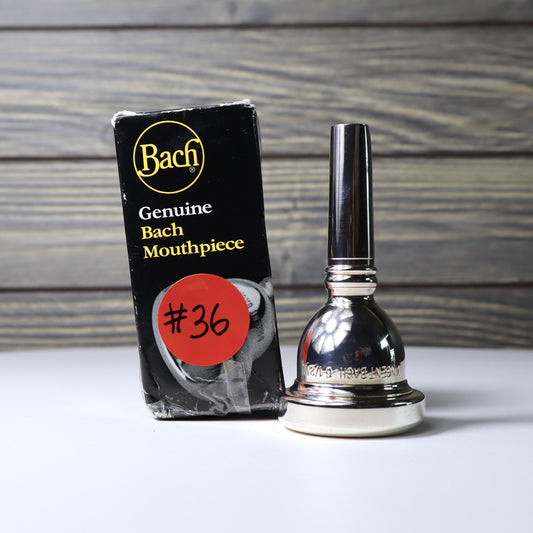 Bach Silver Plated Trombone Mouthpiece 6 1/2AL B-STOCK
