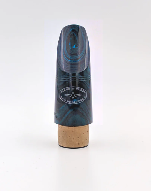 Clark W. Fobes San Francisco 10K Series Eb Clarinet Mouthpiece - Blue Marbled