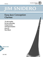 Easy Jazz Conception Clarinet By Jim Snidero