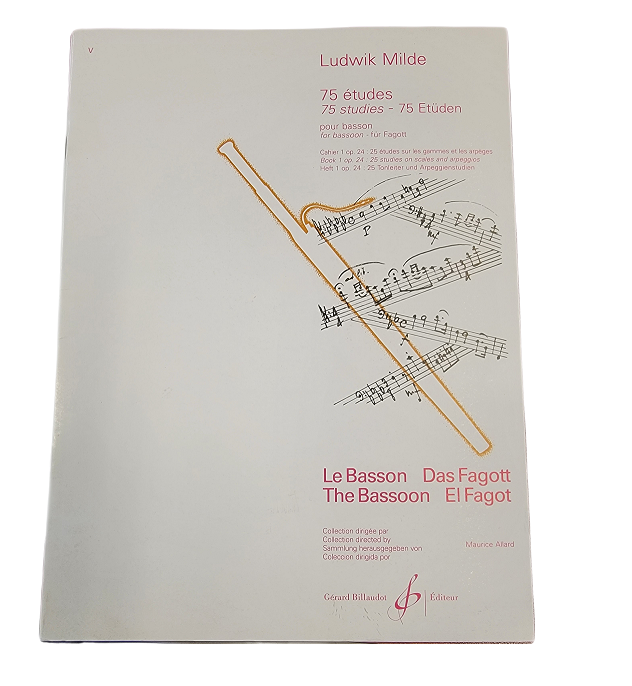 MILDE 75 ETUDES FOR BASSOON BOOK 1 - 524-01744