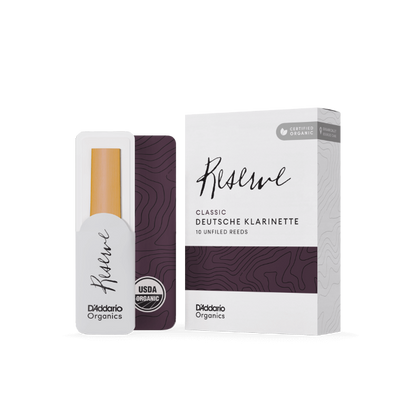 D'Addario Organic Reserve Classic Deutsche Klarinette Reeds