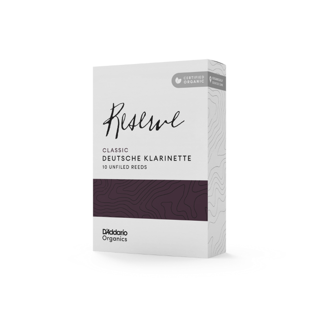 D'Addario Organic Reserve Classic Deutsche Klarinette Reeds