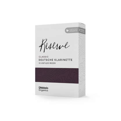 D'Addario Organic Reserve Classic Deutsche Klarinette Reeds