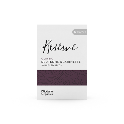 D'Addario Organic Reserve Classic Deutsche Klarinette Reeds