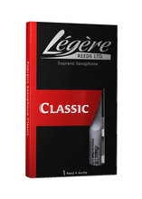 Load image into Gallery viewer, Legere Classic Soprano Saxophone Reeds - 1 Synthetic Reed