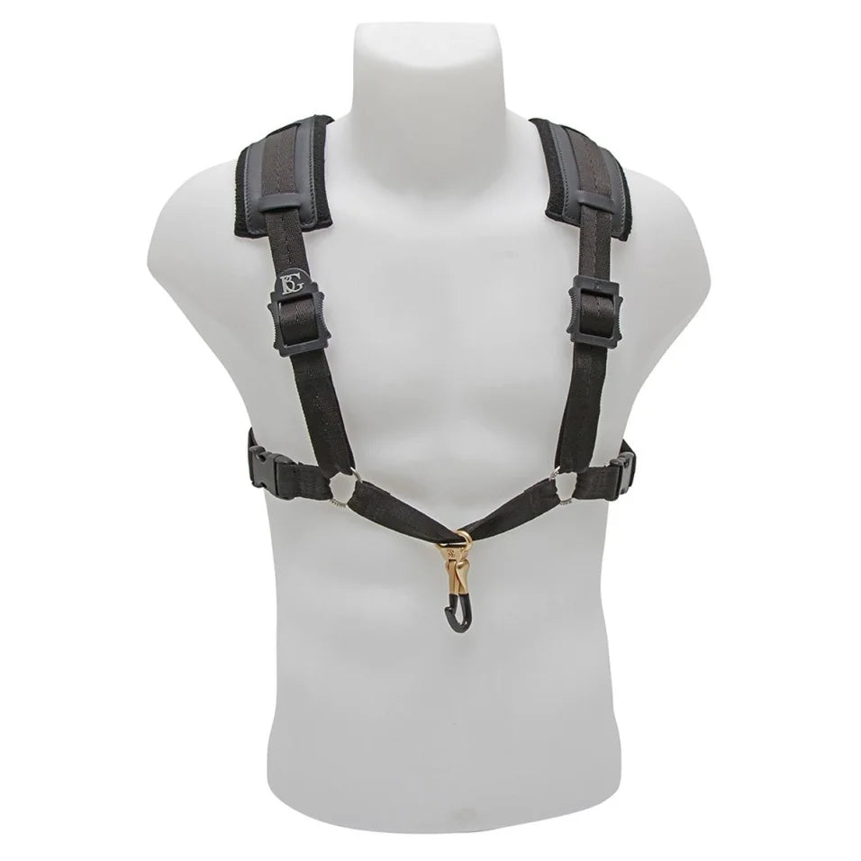 BG France Saxophone Comfort Harness for Men Metal Snap Hook -S40CMSH