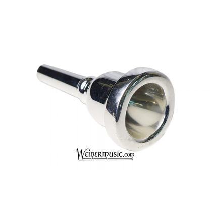 Schilke Silver Plated Standard Small Shank Trombone/Euphonium Mouthpiece 52 - B-STOCK