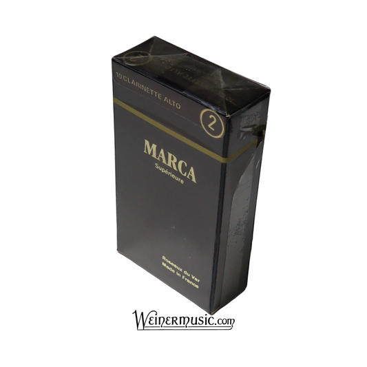 Marca Supérieure Alto Clarinet Reeds Strength 3.5 - 10 Per Box OLD STOCK