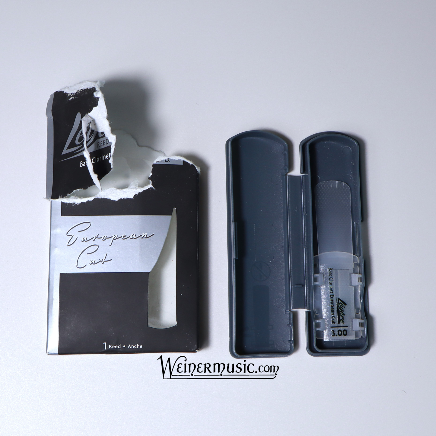 Legere Bass Clarinet European Cut Reed, Strength 3.0 - B-STOCK