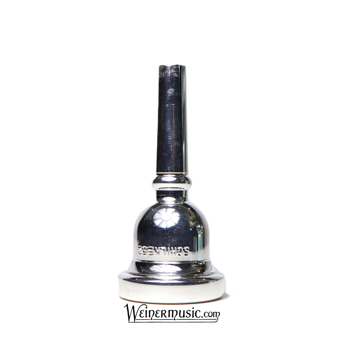 Schilke Silver Plated Standard Small Shank Trombone/Euphonium Mouthpiece 52 - B-STOCK