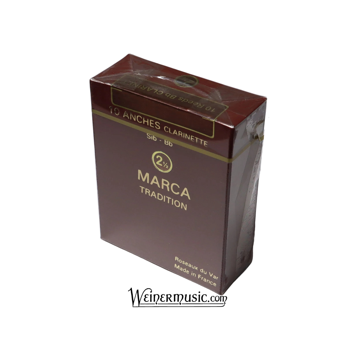 Marca Tradition Bb Clarinet Reeds Strength 2.5 - 10 Per Box OLD STOCK