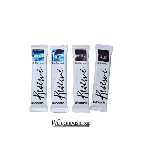 D'Addario Reserve Bb Clarinet Reed Sampler Pack