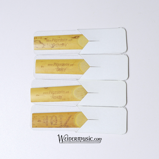 Pilgerstorfer Bb Clarinet "Hard" Sample Pack Reeds