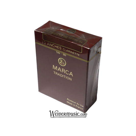 Marca Tradition Bb Clarinet Reeds Strength 4.0 - 10 Per Box OLD STOCK
