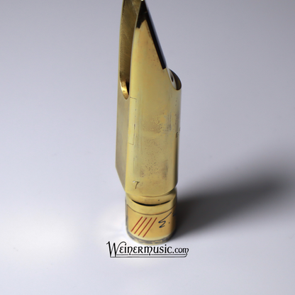 Rousseau Metal Tenor Sax Gold Plated 7 Mouthpiece B-STOCK