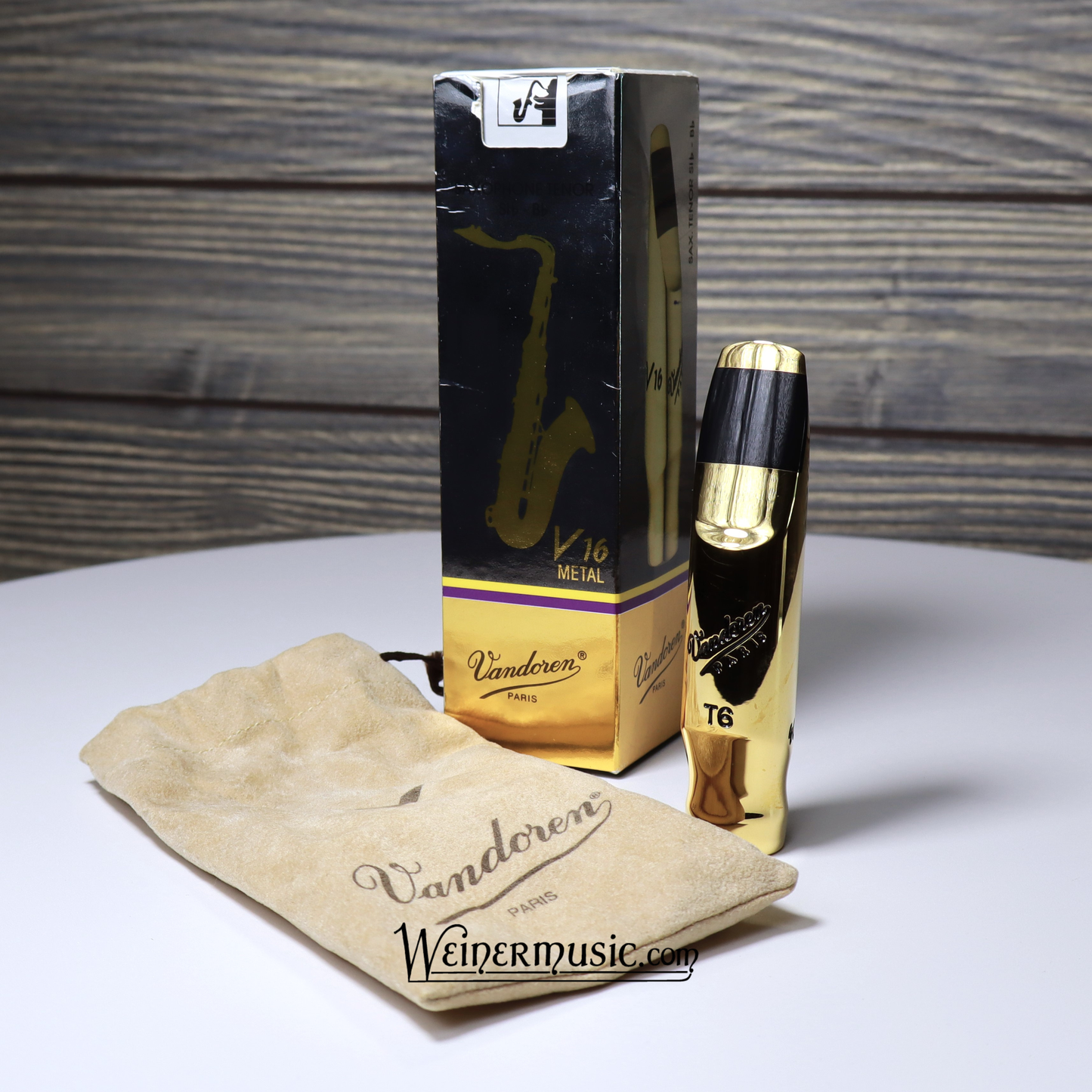 Vandoren V16 Metal Tenor Saxophone Mouthpiece T6 - Large Chamber B-STOCK