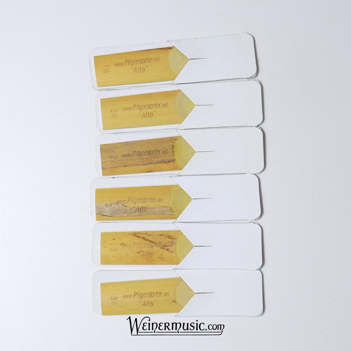Pilgerstorfer Alto Saxophone 6 Reeds Variety Pack
