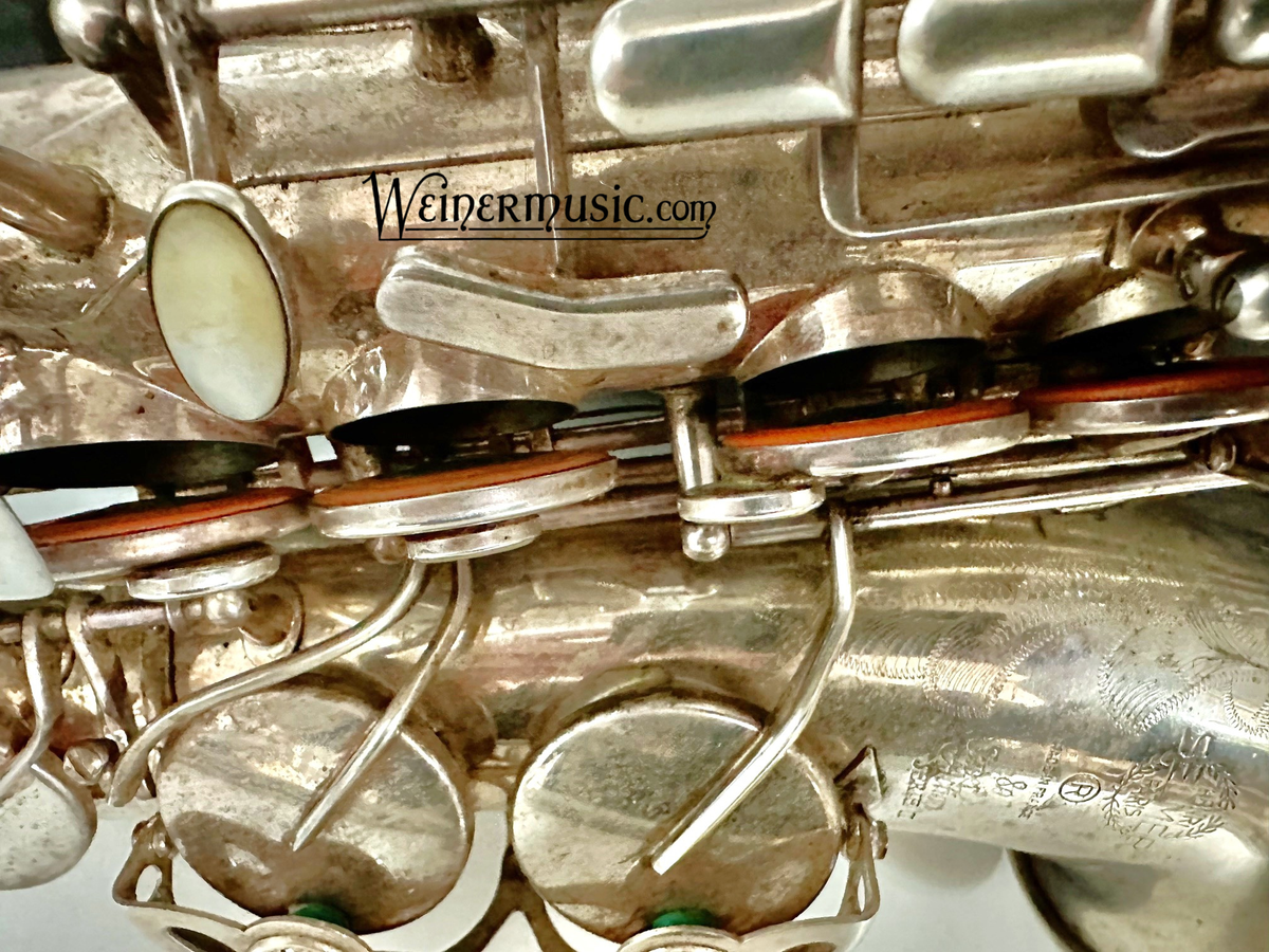 Used Selmer Paris Series II Alto Saxophone with Silver Plated Finish