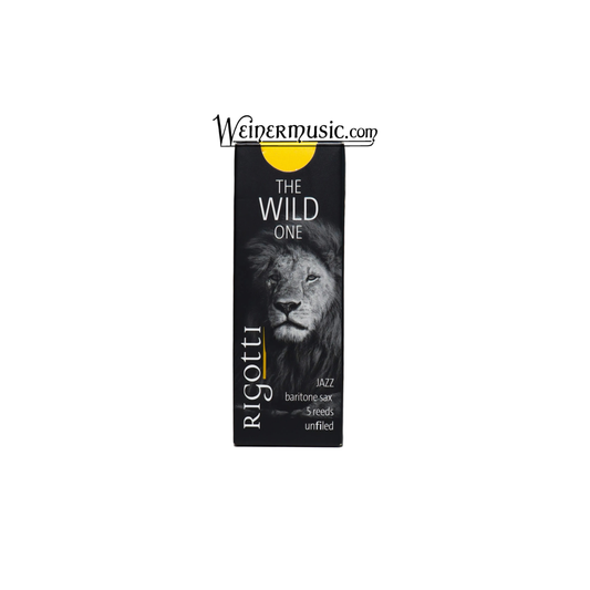 Rigotti The Wild One Baritone Sax Unfiled Reeds 5-Pack, 3.0