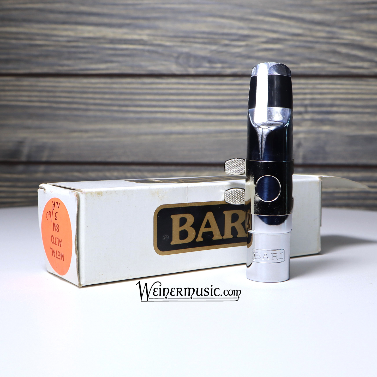 Bari Nickel Plated Metal Alto Sax Mouthpiece - 3 B-STOCK