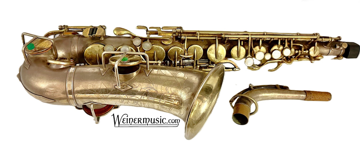 Used Buescher "True-Tone" Alto Saxophone Gold Plated
