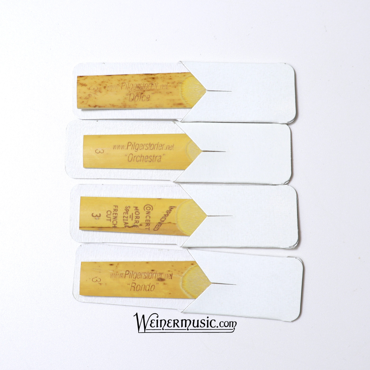 Pilgerstorfer Bb Clarinet "Medium" Sample Pack Reeds