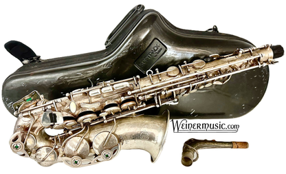 Used Selmer Paris Series II Alto Saxophone with Silver Plated Finish
