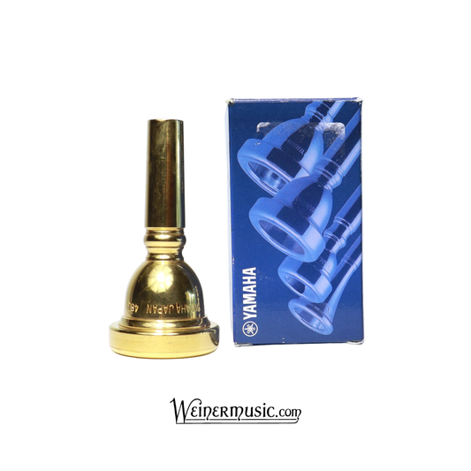 Yamaha Gold Plated Long Shank 48 Trombone Mouthpiece - B-STOCK