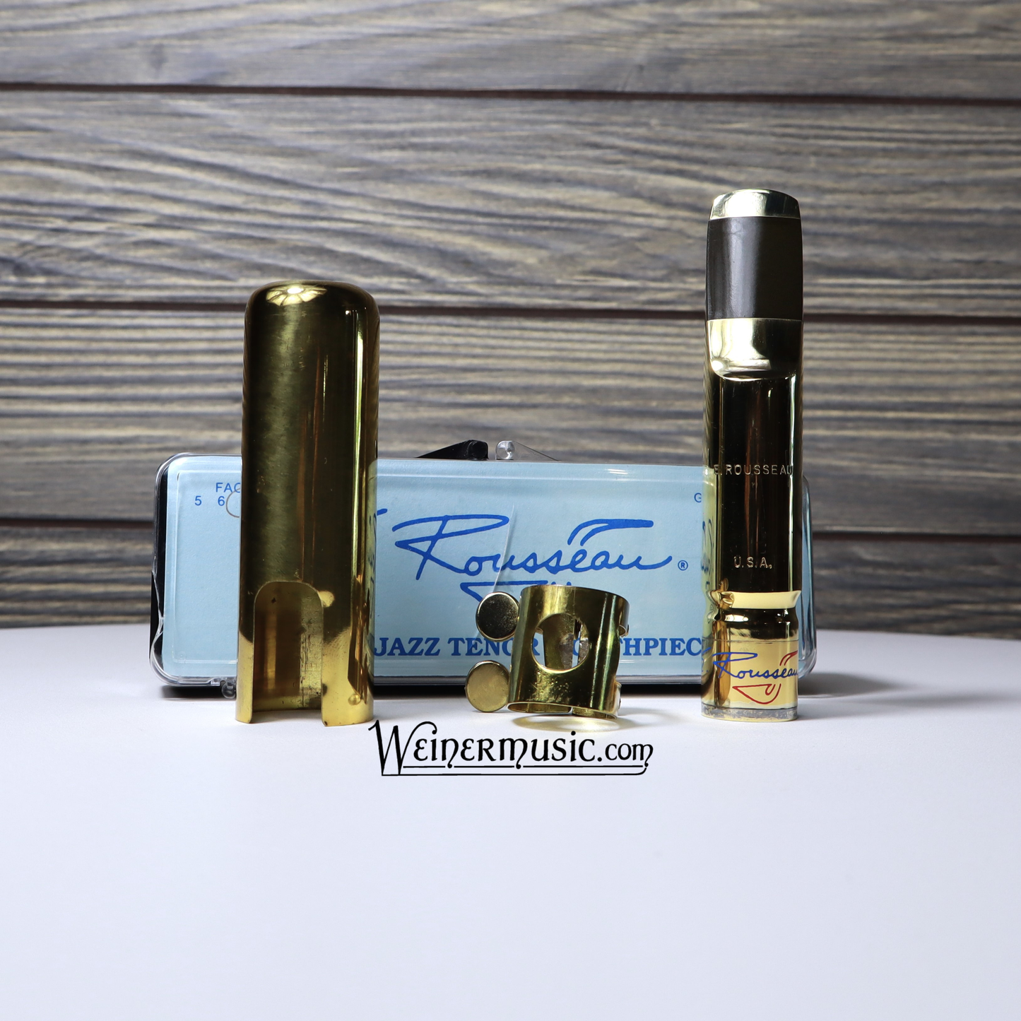 Rousseau Metal Tenor Sax Gold Plated 7 Mouthpiece B-STOCK