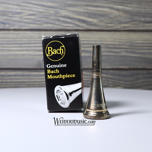 Bach Silver Plated French Horn Mouthpiece 7S B-STOCK