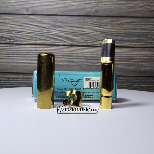 Rousseau Metal Tenor Sax Gold Plated 7 Mouthpiece B-STOCK